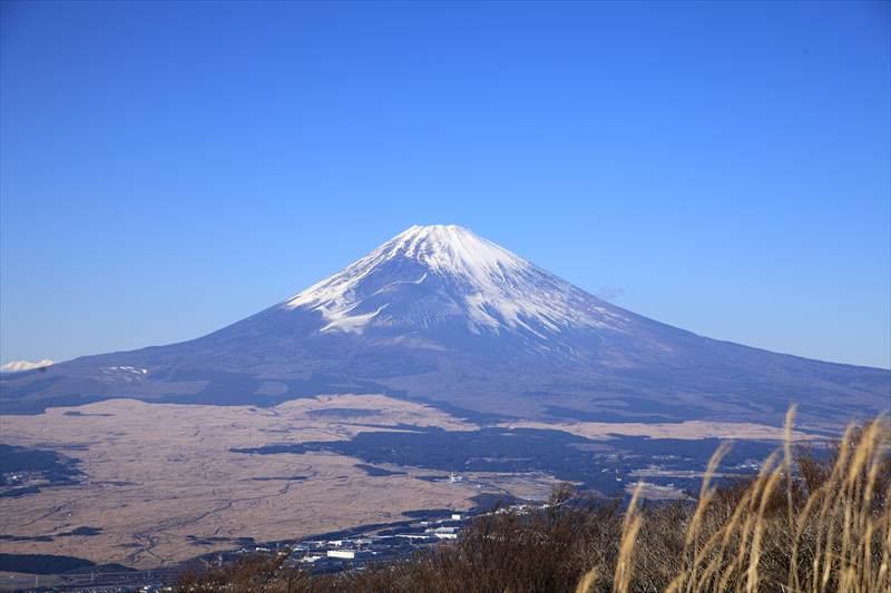 三国峠と富士山