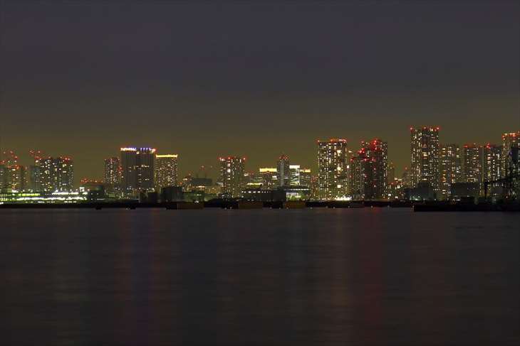 東京湾からの夜景