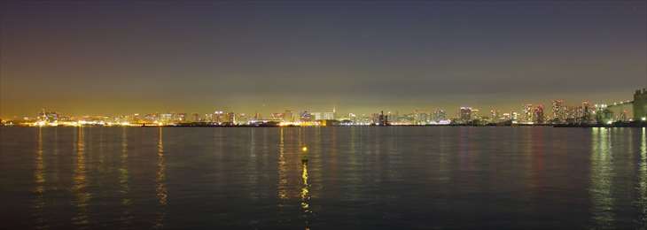 東京湾からの夜景