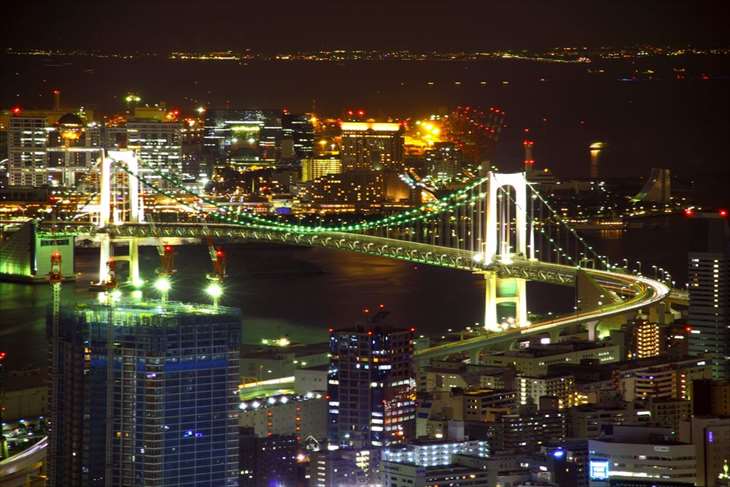 東京タワー トップデッキからの夜景