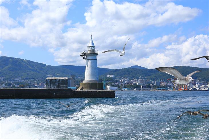小樽海上観光船 あおばとからの風景